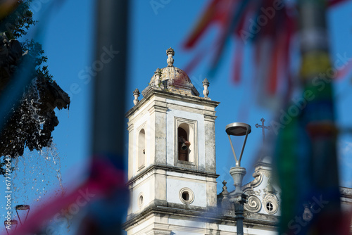 View from the top of the Sao Pedro dos Clerigos church in Terreiro de Jesus, historic center of the city of Salvador, Bahia. photo