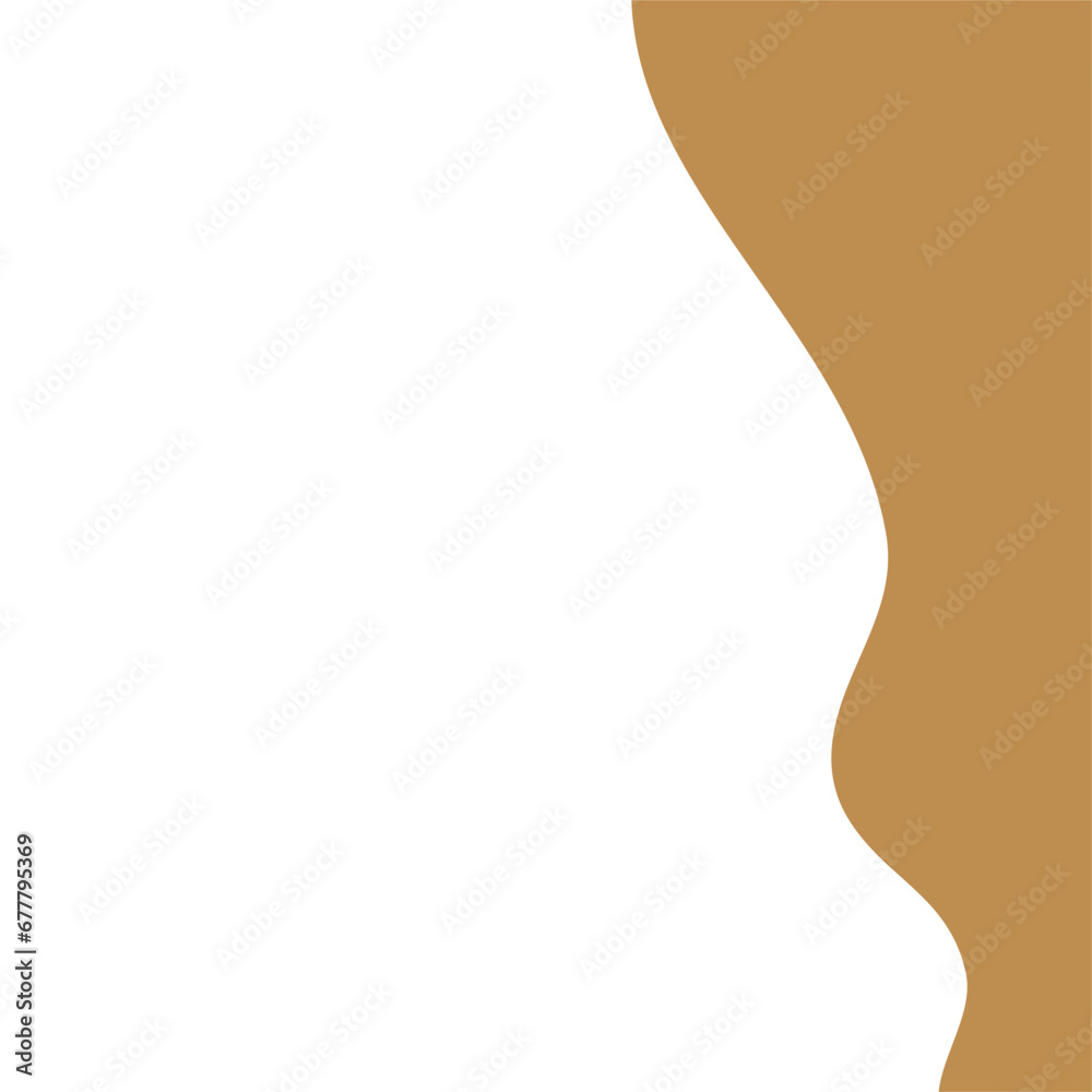 Organic Shape Vector Corner Frame Organic Shape Vector Corner Frame