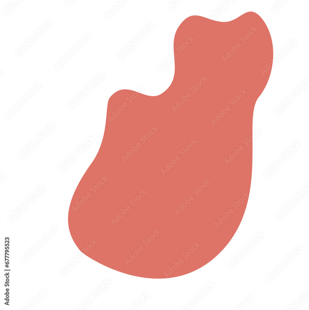 Organic Shape Vector Corner Frame Organic Shape Vector Corner Frame