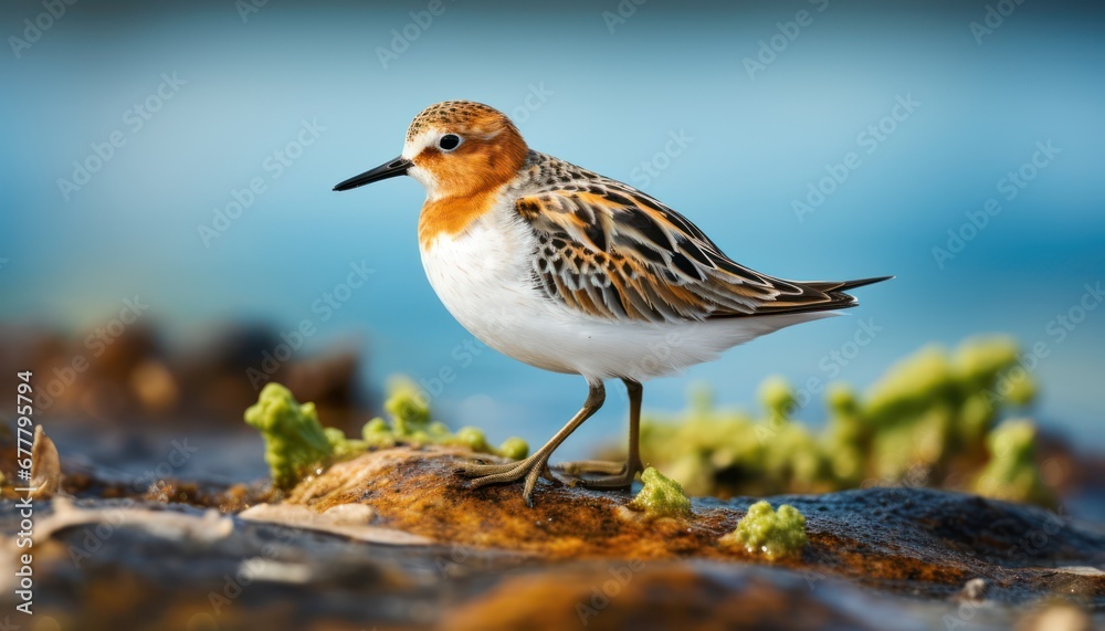 A Graceful Spoon-billed Sandpiper Perched on the Earthy Surface A Graceful Spoon-billed Sandpiper Perched on the Earthy Surface