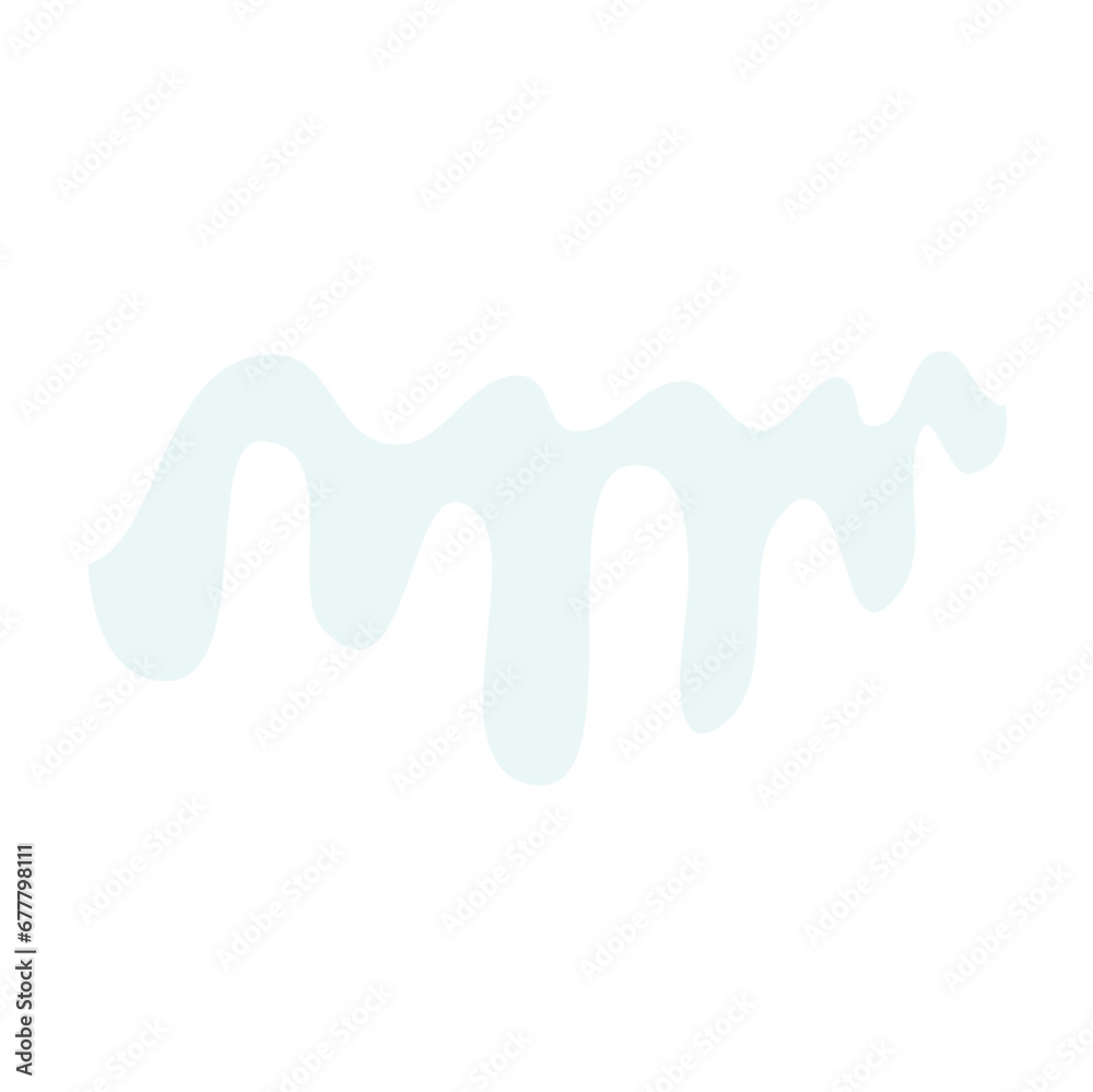 White Snow Melted Vector Illustration White Snow Melted Vector Illustration