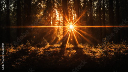 Overlay, flare light transition, effects sunlight, lens flare, light leaks. High-quality stock image of warm sun rays light effects, overlays or Forest Green flare isolated on black back