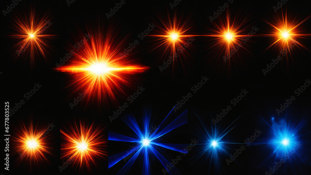 Overlay, flare light transition, effects sunlight, lens flare, light leaks. High-quality stock image of warm sun rays light effects, overlays or Sapphire Blue flare isolated on black background for de Overlay, flare light transition, effects sunlight, lens flare, light leaks. High-quality stock image of warm sun rays light effects, overlays or Sapphire Blue flare isolated on black background for de