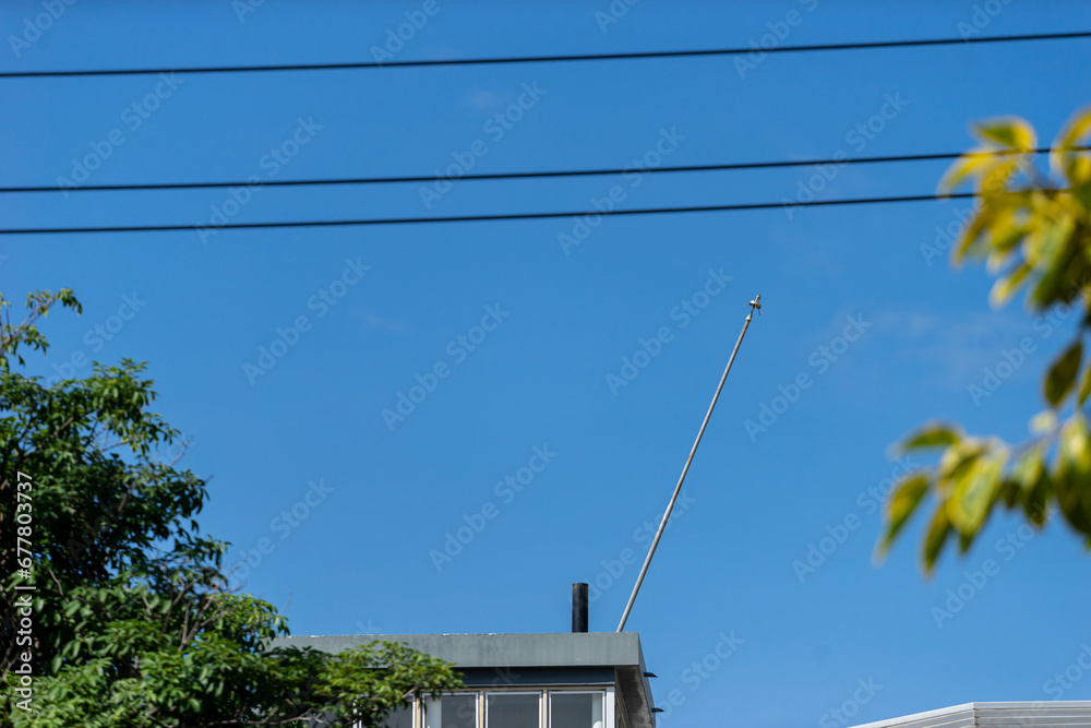 lightning rod for lightning protection . lightning rod for lightning protection .