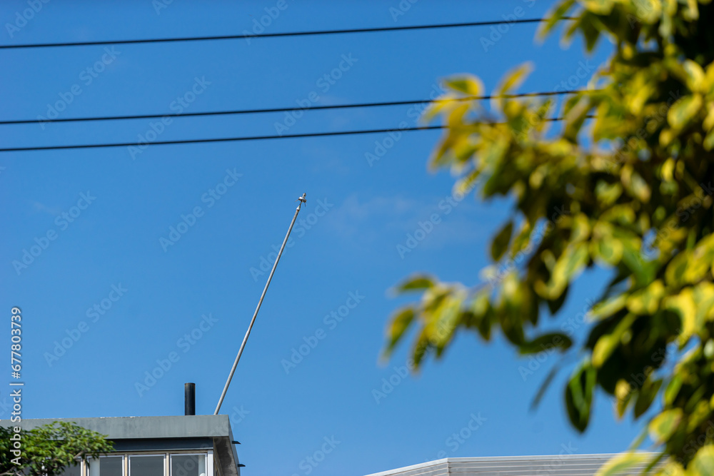 lightning rod for lightning protection . lightning rod for lightning protection .