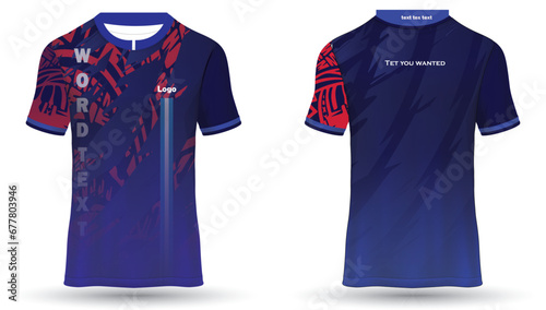 Blue & Red Jersey