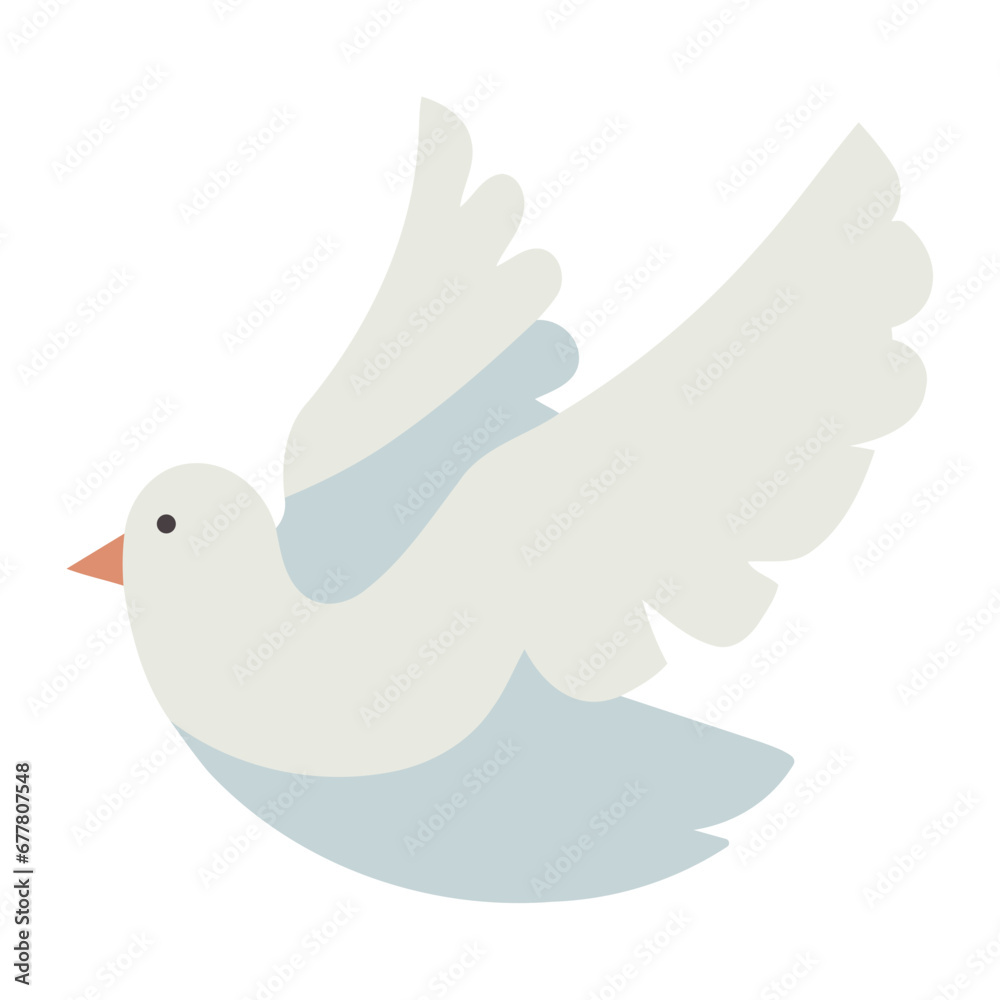 Obraz premium world peace day dove sign