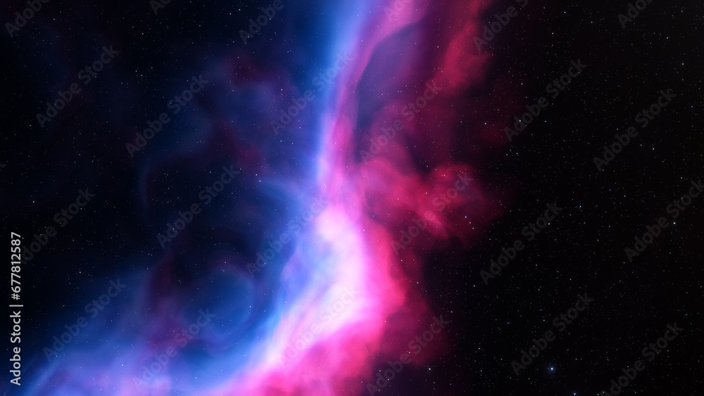 Cosmic background with a blue purple nebula and stars
Cosmic background with a blue purple nebula and stars