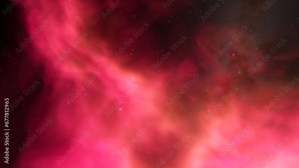 Fototapeta premium Universe filled with stars, nebula and galaxy
