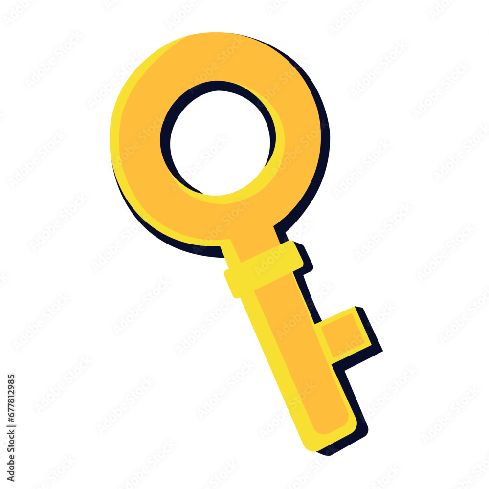 key video game illustration icon key video game illustration icon