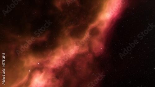 Universe filled with stars  nebula and galaxy