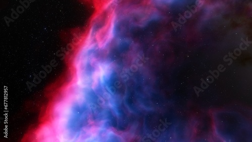 Fototapeta Naklejka Na Ścianę i Meble -  Universe filled with stars, nebula and galaxy