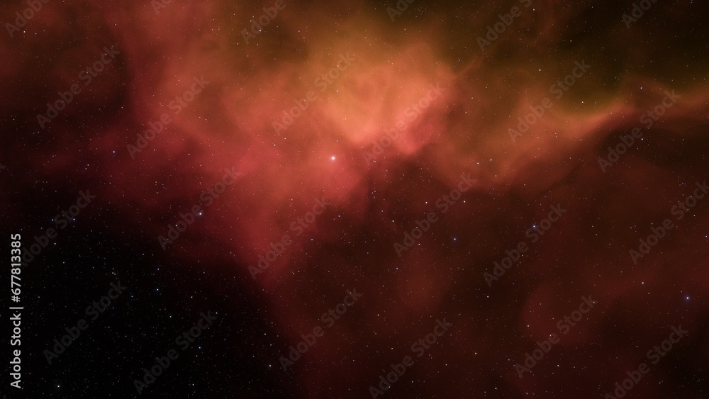 Space nebula, for use with projects on science, research, and education. Illustration
