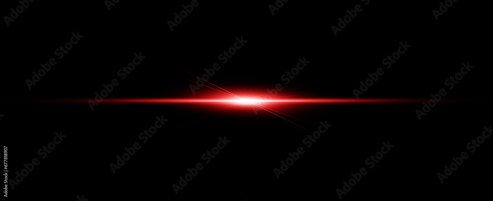Fototapeta premium digital lens flare,sun burst on black background