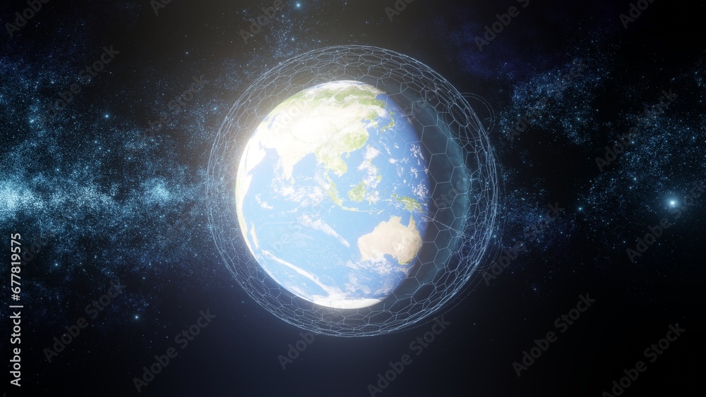 Fototapeta premium Global Communication Network