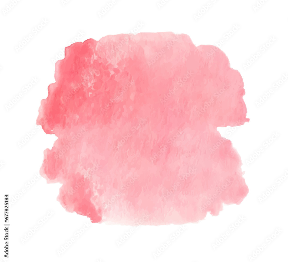 Pink watercolor brush paint background Pink watercolor brush paint background