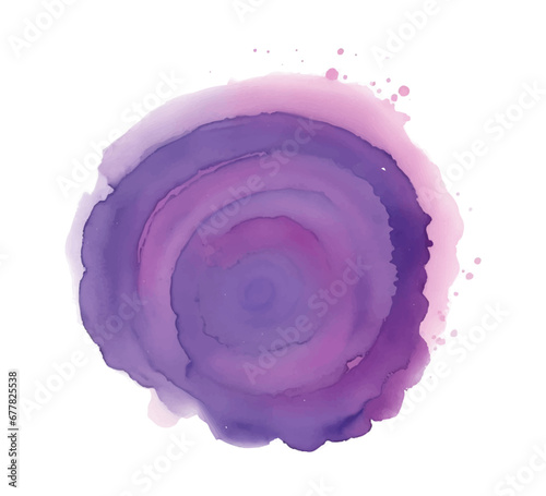 Abstract purple watercolor background. Watercolor splash