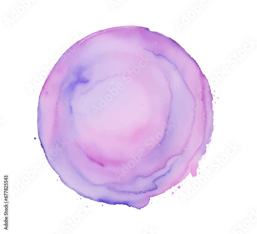Abstract purple watercolor background. Watercolor splash