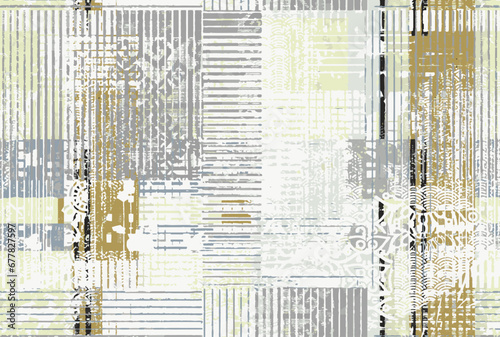 Modern Persian design in Vector texture, grunge background. Shades of floral. Carpet design and texture pattern. Art vintage, wallpaper.