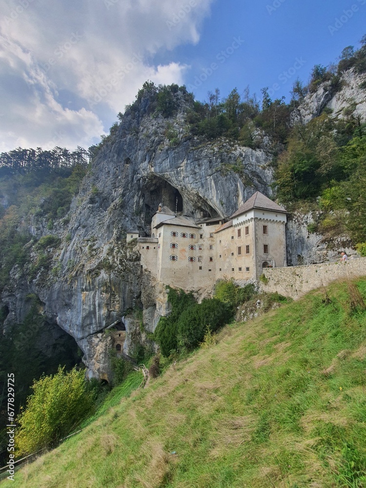 Beautiful castle Predjama in Slovenia