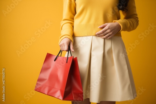 Girl goes shopping