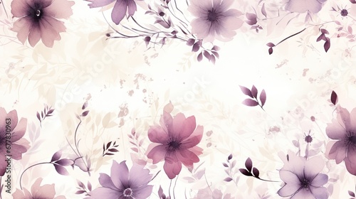  a close up of a bunch of flowers on a white background with purple and pink flowers in the middle of the frame.