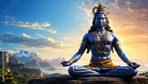 Shiva: The destroyer and at the same time the renewer. photo