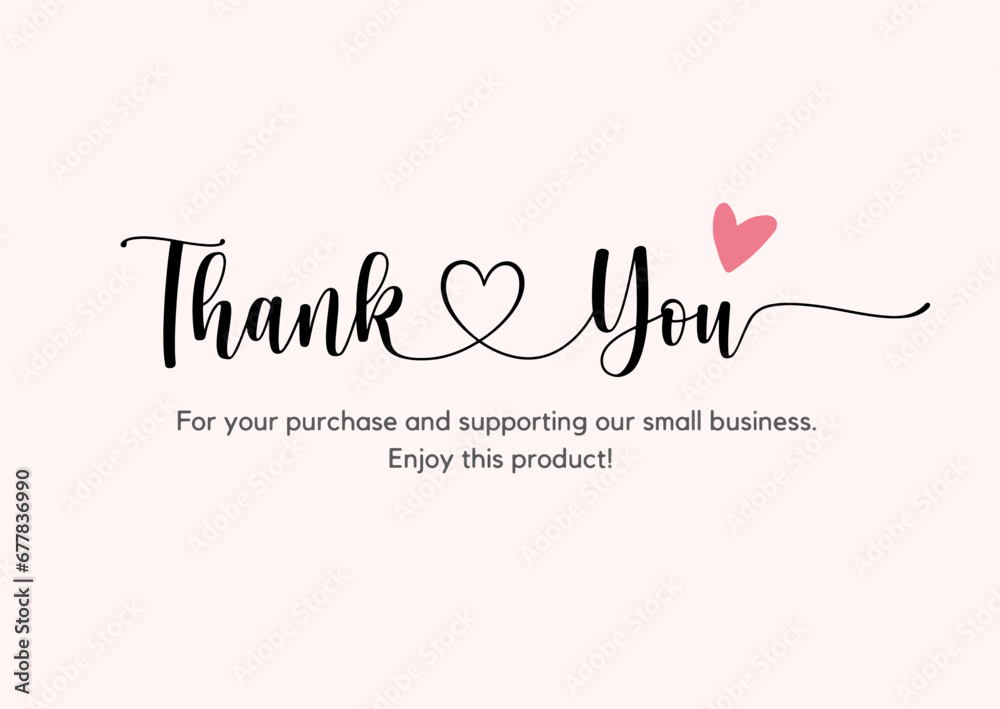 pink minimalist simple thank you for your purchase and supporting my business thank you card note letter template text sticker abstract pink minimalist simple thank you for your purchase and supporting my business thank you card note letter template text sticker abstract