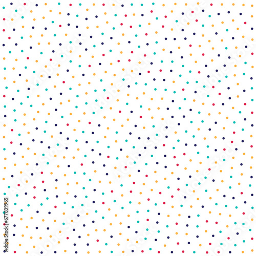 seamless pattern with colorful dots