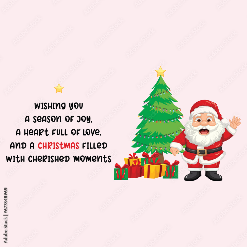 Naklejka premium Christmas Greeting Card, Greeting Card, Digital Greeting Card, Christmas, Christmas Card