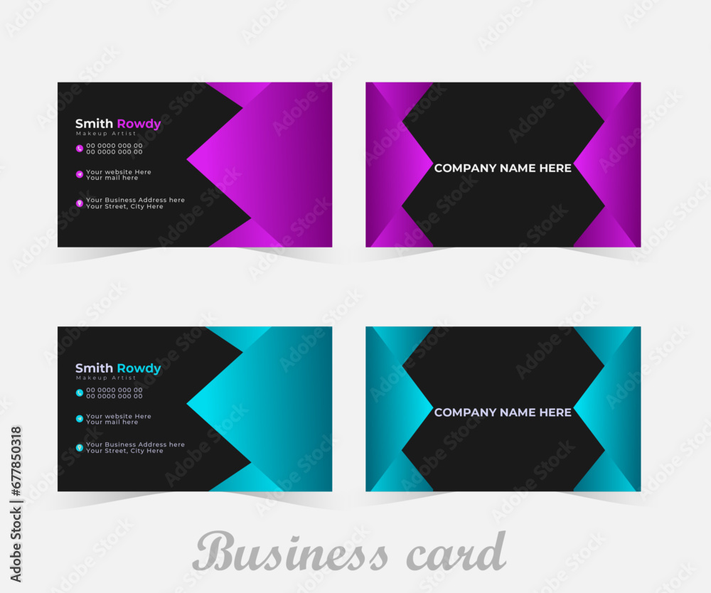 Fototapeta premium Corporate Business Card