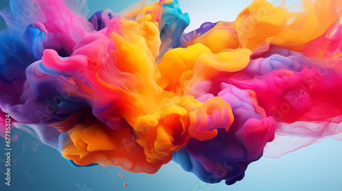 An image of swirling colors and a background 