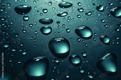Background with water droplets. Contemporary wallpaper. Generative AI