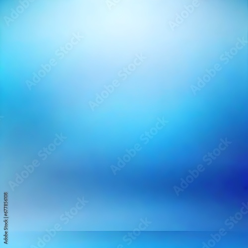 Blue blurred gradient background that blends subtle shading and textures into an intriguing visual effect, wallpaper, background, Generative Ai