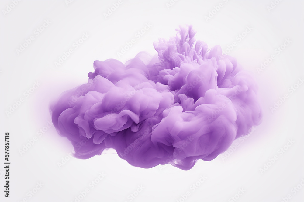 Purple cloud isolated on black background Purple cloud isolated on black background
