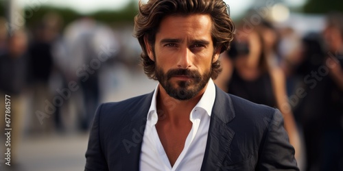 A handsome billionaire