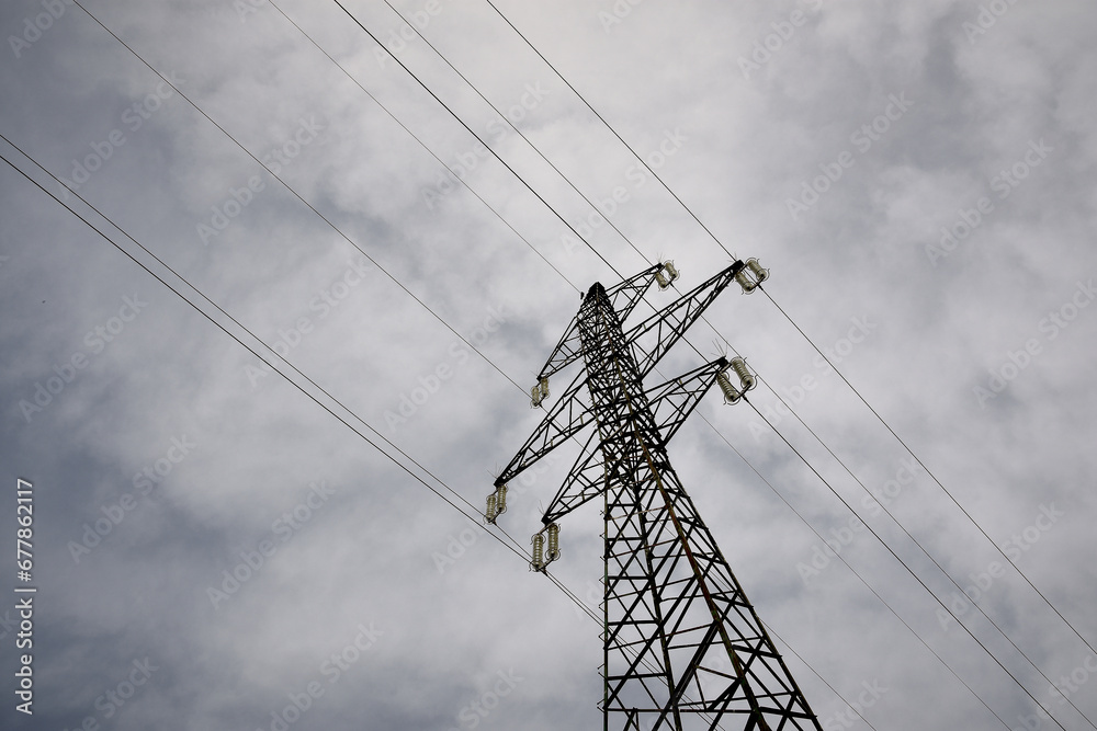 high voltage pole