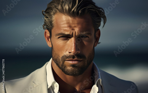 A handsome billionaire