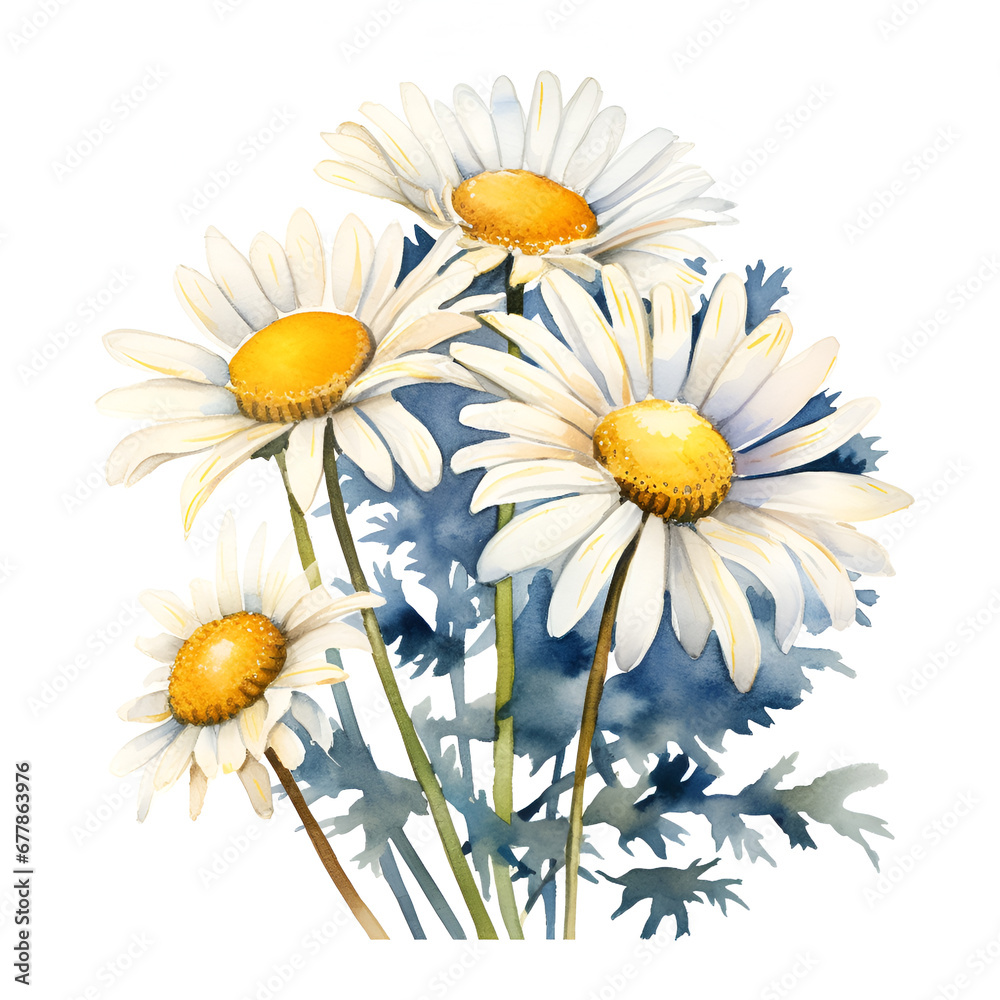 Fototapeta premium flower bouquet isolated on white background, ai generated 