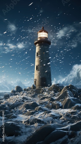 _coastal lighthouse wallpaper uhd wallpaper