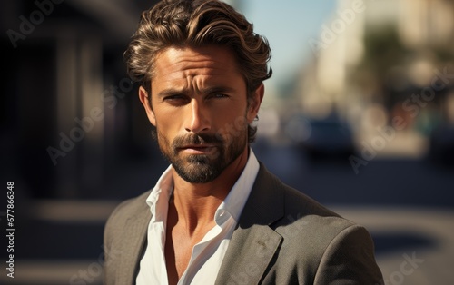 A handsome billionaire