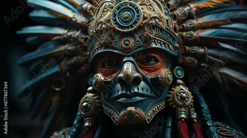 Aztec god of death, facemask