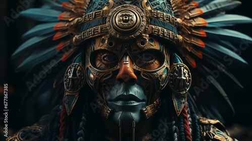 Aztec god of death, facemask