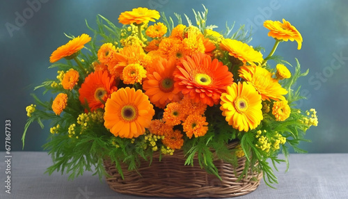 Vibrant bouquet of multi colored wildflowers, a gift of nature beauty generated by AI