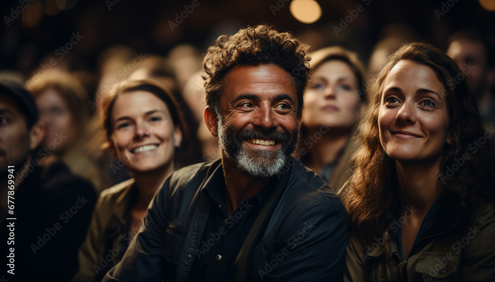 A group of young adults smiling and laughing generated by AI A group of young adults smiling and laughing generated by AI