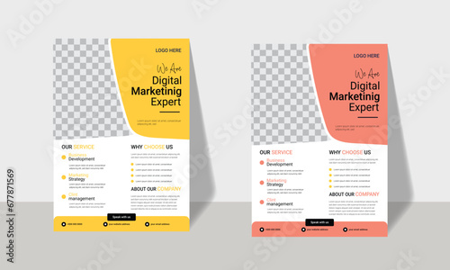 Simple professional flyer design.