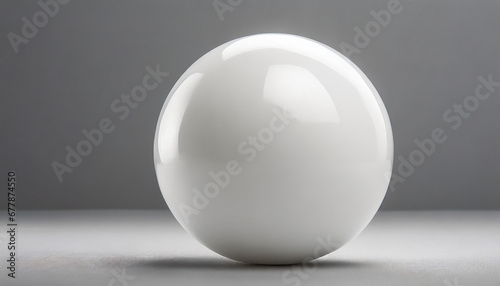 white plastic sphere