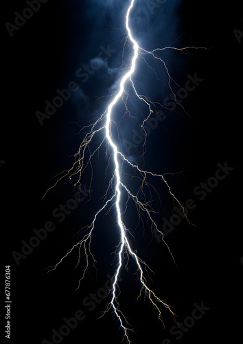 White thunder lightning pattern, background shape