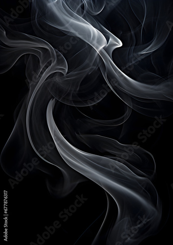 Smoke shape background