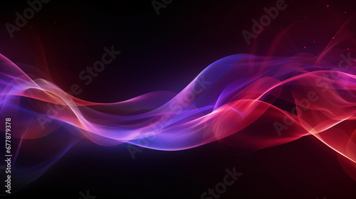 red and purple energy wave concept art, background or wallpaper, waves and spiral abstract art